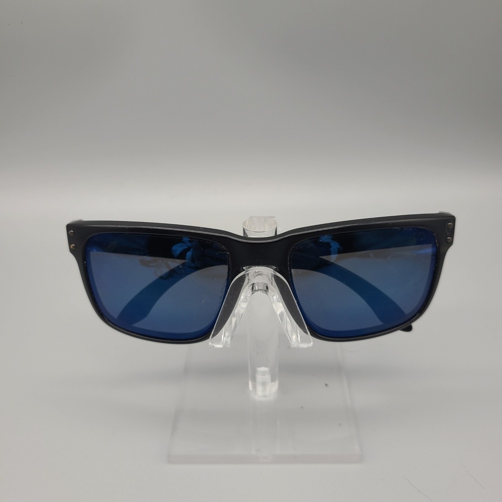 Oakley Holbrook Sunglasses Matte Black Prizm Sapphire Polarized OO9102-52 57mm